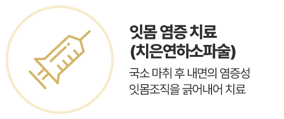 잇몸 염증 치료 (치은연하소파술)