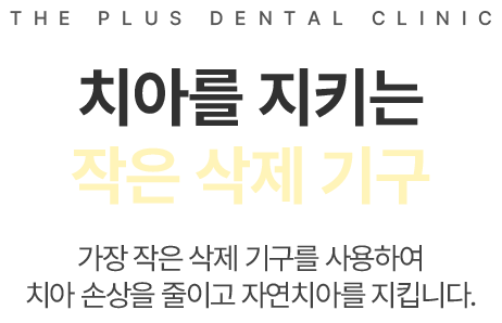 치아를 지키는 작은 삭제 기구