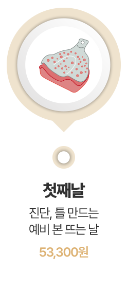 1.진단, 틀 만드는 예비 본 뜨는 날